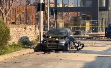 Hidhet në erë me tritol mjeti i agjentit të policisë